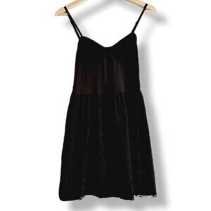 URBAN RENEWAL Vintage Fabric Floral Lace Mini Cami Dress Sz M